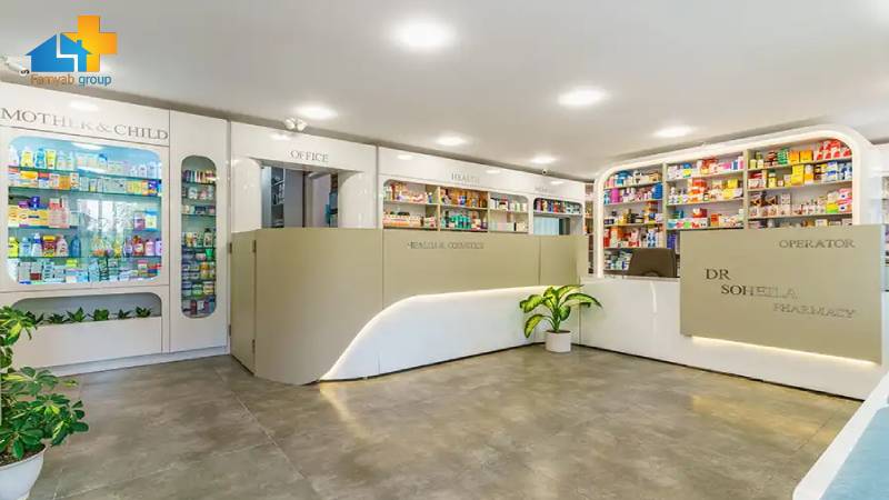 هماهنگی رنگ با هویت برند داروخانه